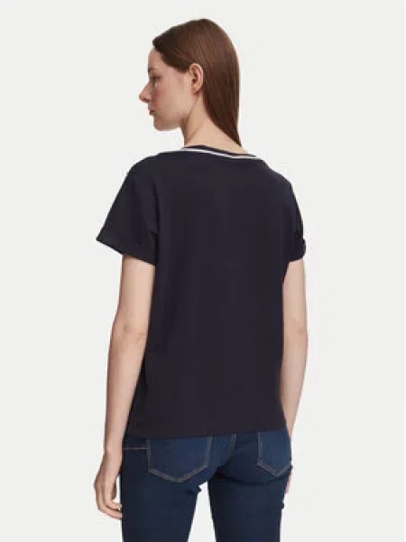 Guess Marškinėliai Tamsiai Regular Fit mėlyna