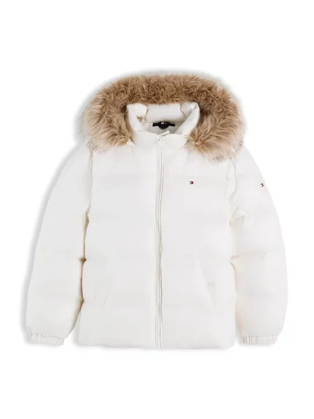 Tommy Hilfiger пухено яке за деца бяло