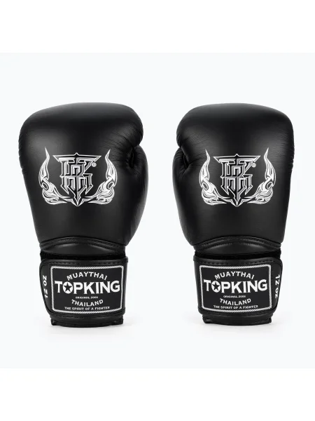 Топ King Muay Thai Super Air боксови ръкавици черни