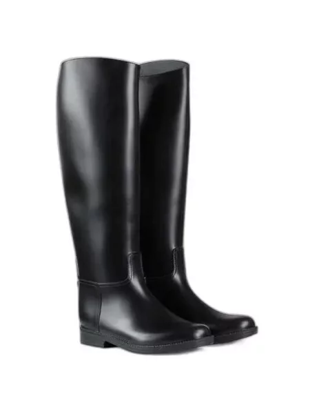 Dziewczęce gumowe buty do jazdy konnej Horze Chester czarne
