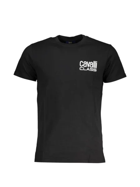 Tricou Cavalli Class cu imagine negru