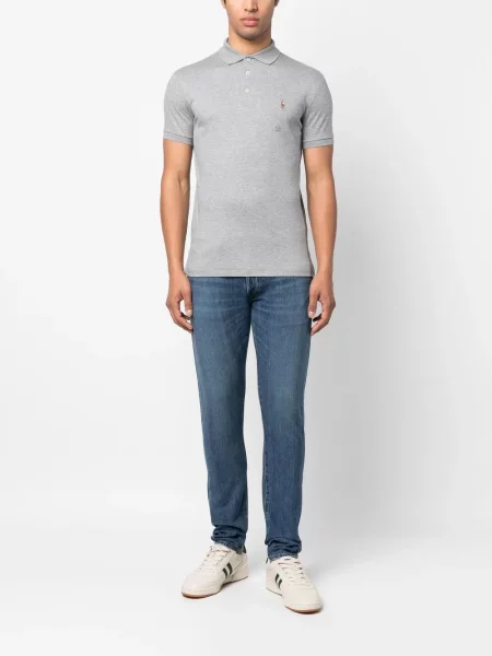 Polo marškinėliai Polo Ralph Lauren pilka