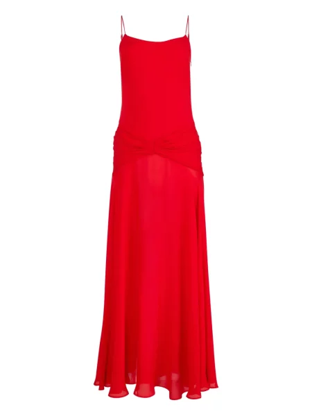Rochie maxi Fleur Du Mal de costum roșu