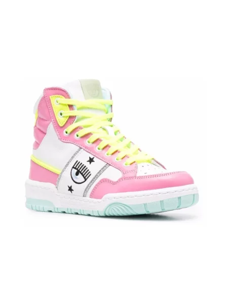 Sneakersy Chiara Ferragni Collection skórzane różowe