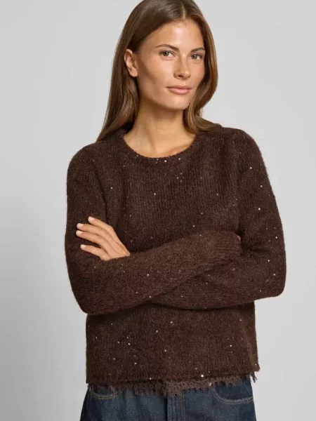 Sweter w kroju regular fit z dodatkiem wełny i moheru Christian Berg Woman Selection