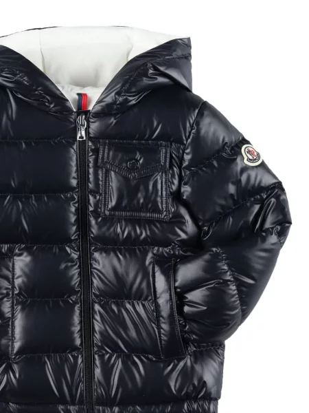 Płaszcz dziecięcy Moncler Enfant niebieski