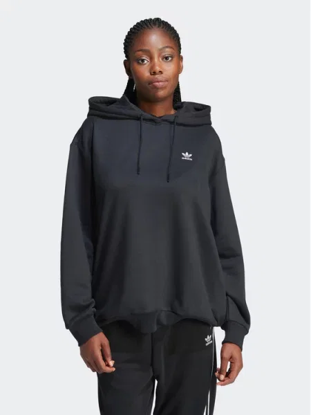 Adidas Mikina adicolor Trefoil Oversize černá