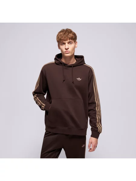 Adidas Bluza Z Kapturem 3S Hd brązowa