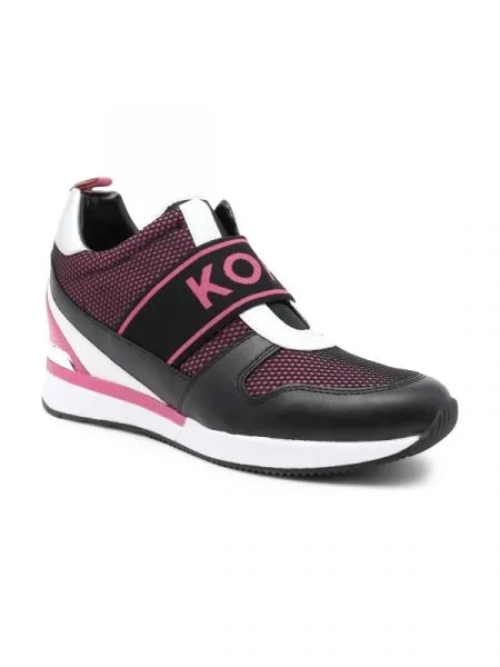 Michael Kors Bőr sneakers tornacipő MAVEN fekete