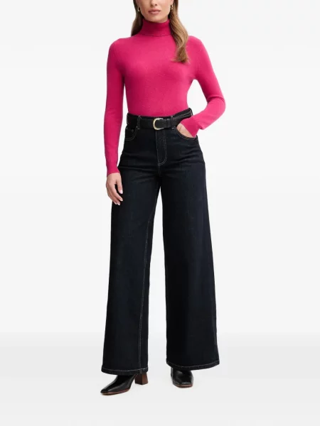 Pulover Benetton tricotate roz