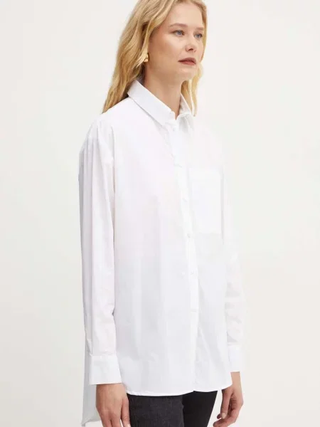 MAX&Co. camasa din femei cu guler clasic relaxed alb