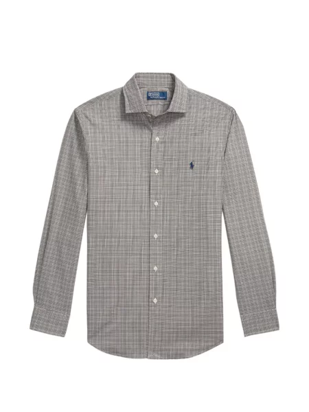 Șosete Polo Ralph Lauren cu broderie în carouri de flanelă verde