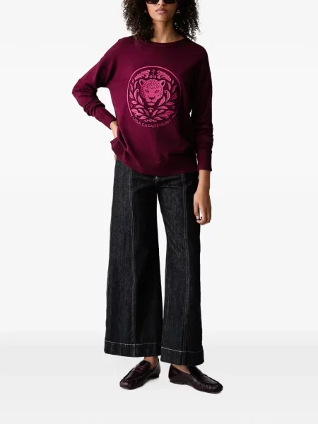 Sweter Lola Casademunt z logo czerwony