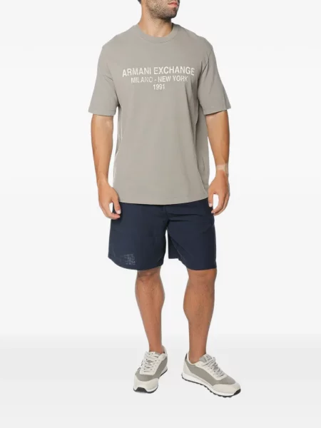 Tricou Armani Exchange cu imagine verde