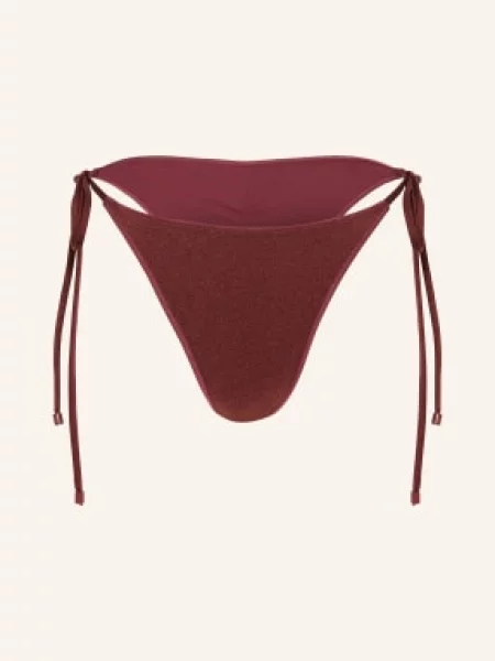 Bilali The Label Trojúhelníkové Bikiny Lia tmavě červená