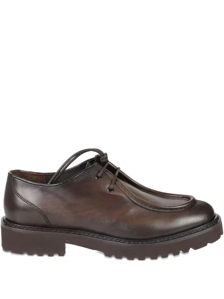 Pantofi derby Doucal's din piele maro