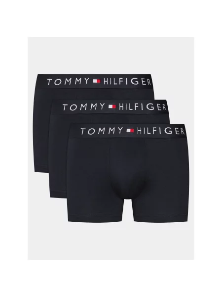 Tommy Hilfiger Underwear Boxer trumpikės tamsiai mėlyna / raudona balta