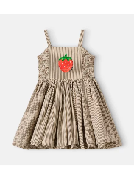Gyerek mini ruha Mini Rodini barna