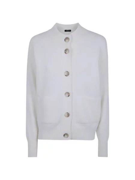 Cardigan Anne Claire tricotate alb