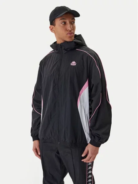 Kappa Вітровка Banda Silas Comfort Fit чорний
