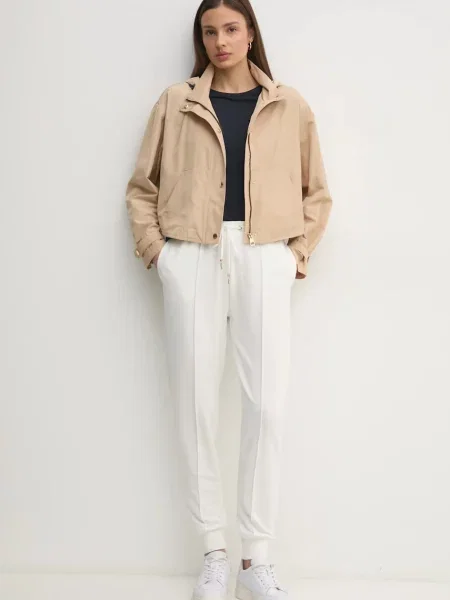 Спортивні штани Gaudi однотонні бежевий