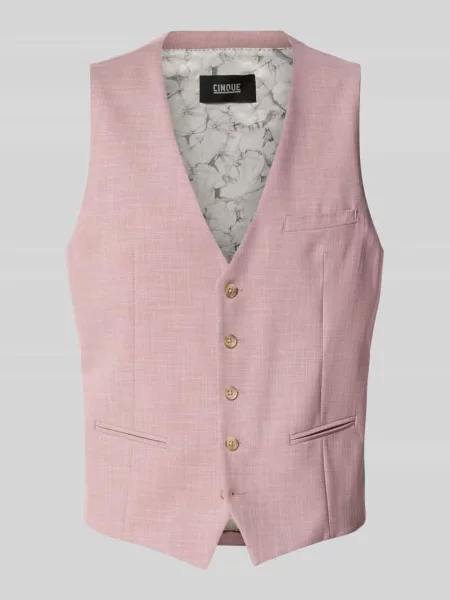 Kamizelka krój regular fit z dodatkiem model Vitra' Cinque