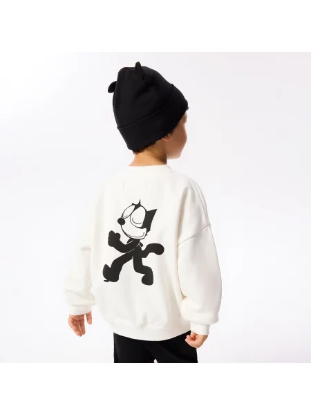 Reserved Felix the Cat pulóver krémszínű