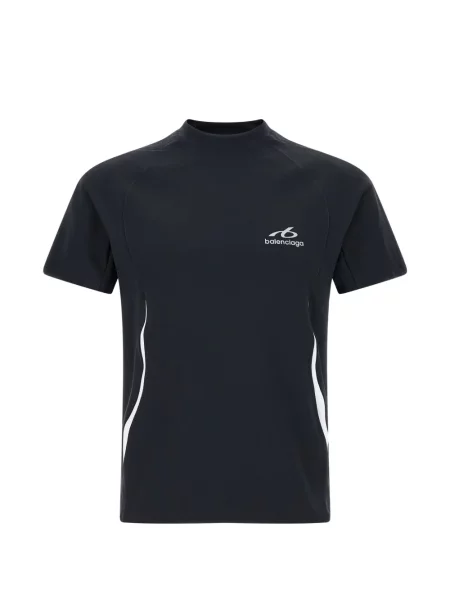 Tricou Balenciaga cu imagine albastru
