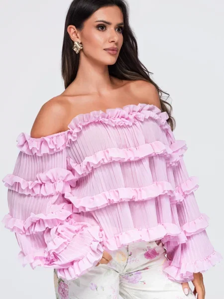 Ombre Halenka růžová