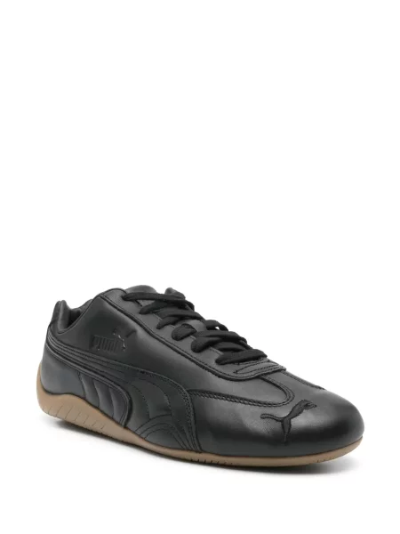 Sneakerși Puma din piele negru