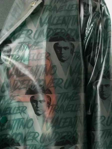 Palton Undercover cu imagine verde