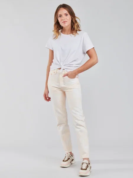 Džínsy Levi's 501 orezané ružová
