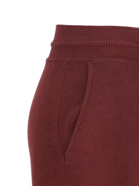 Pantaloni Loro Piana alergare roșu