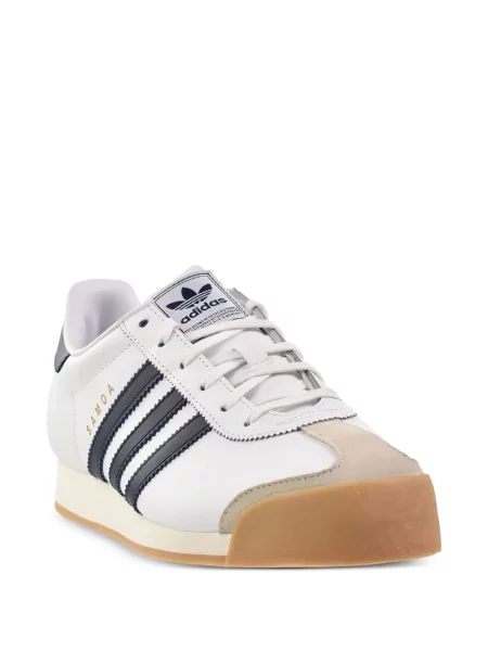 Sneakersy Adidas Run 70S z logo na siłownię z dżerseju białe