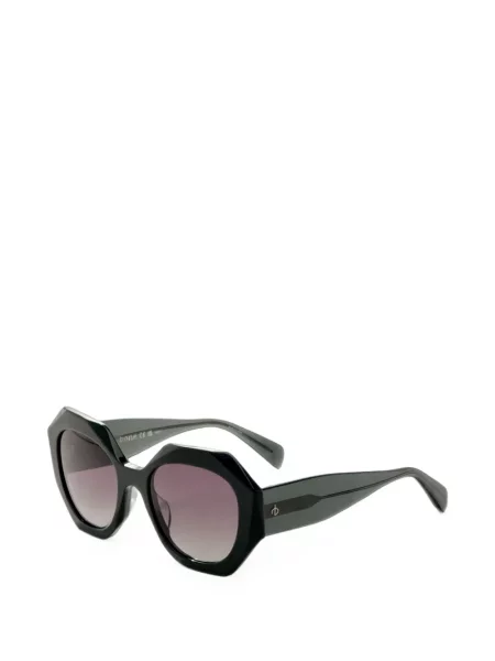 Ochelari de soare Rag & Bone cu imprimeu geometric verde