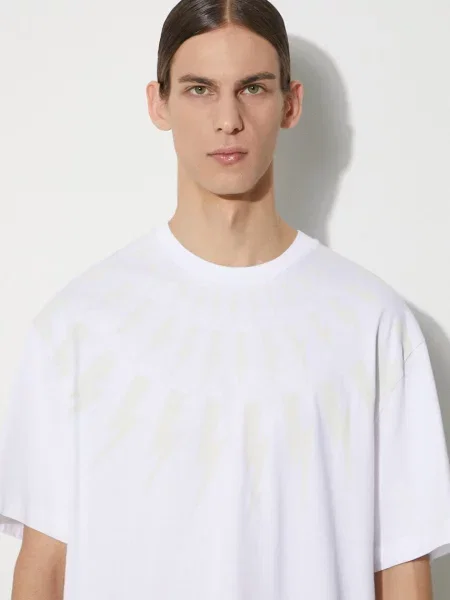 Футболка Neil Barrett з принтом білий