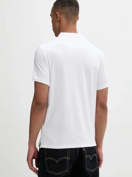 Calvin Klein póló férfi pamuttal fehér