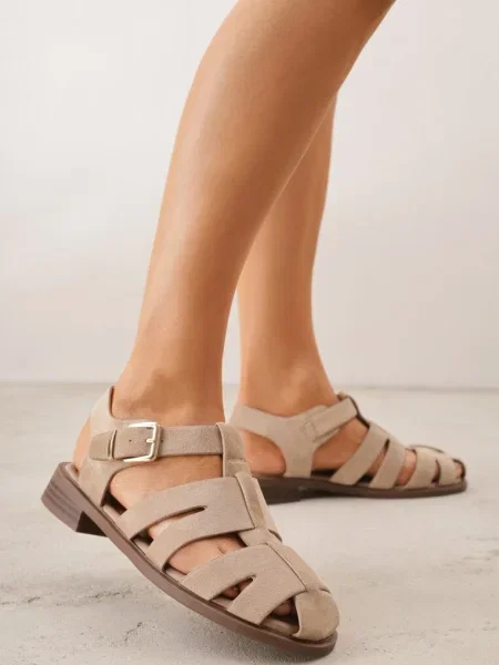 Sandale Abma închis bej