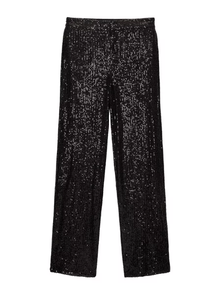 Pull&Bear Hlače črna