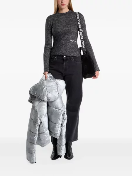 Тениска Karl Lagerfeld Jeans черно