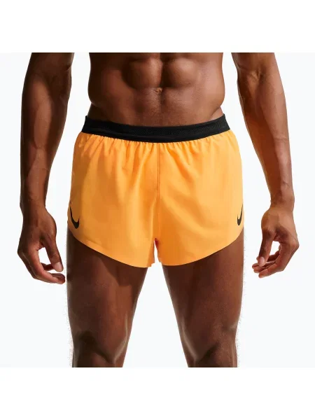 Шорти для бігу Nike AeroSwift Dri-Fit ADV laser orange/black чорні