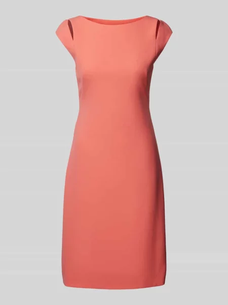 Sukienka mini z mieszanki z wycięciem Boss