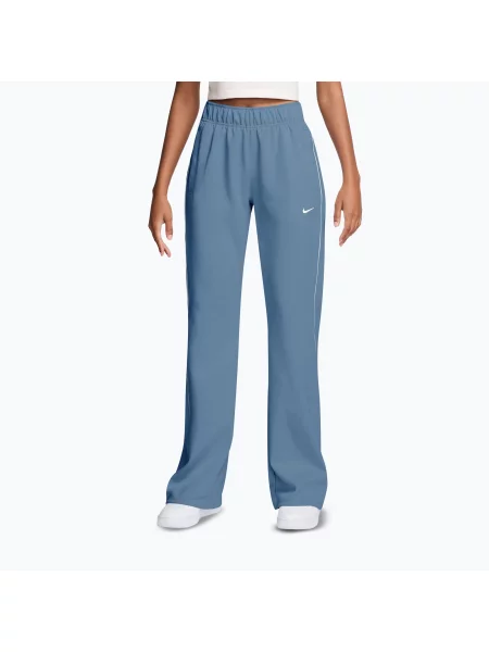Pantaloni pentru femei Nike Sportswear Windrunner work blue/white/white alb