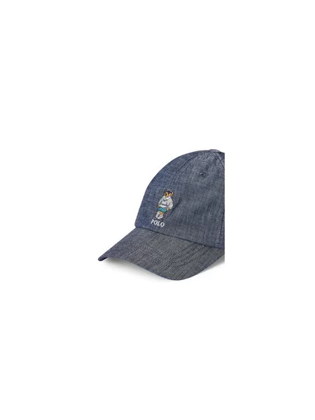 Kepurė su snapeliu Polo Ralph Lauren Tamsiai mėlyna