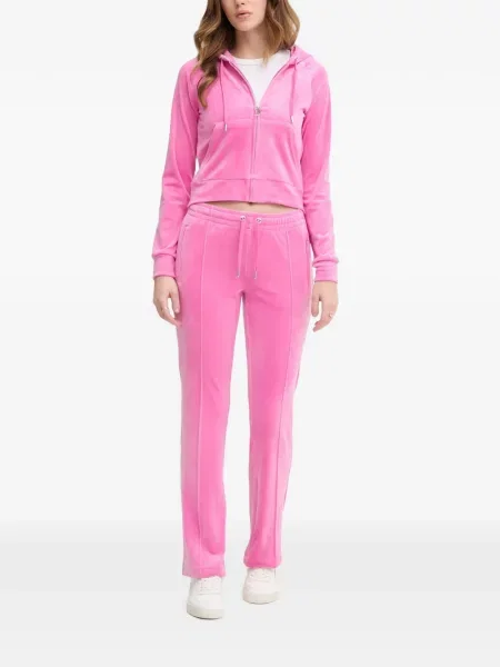 Stras hanorac cu glugă Juicy Couture roz