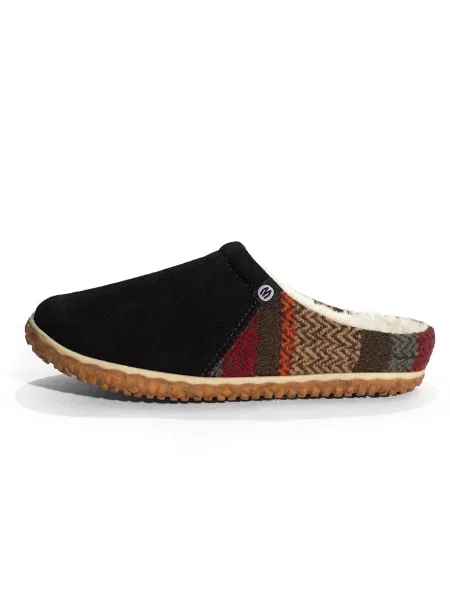 Minnetonka Saboți Tahoe maro / portocaliu / roșu negru