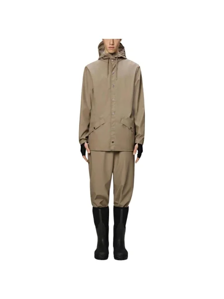 Rains geacă Jacket W3 verde de tranziție bej