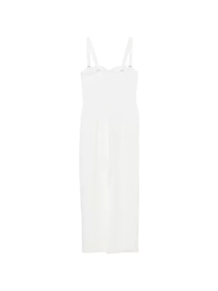 Rochie midi Des Phemmes alb