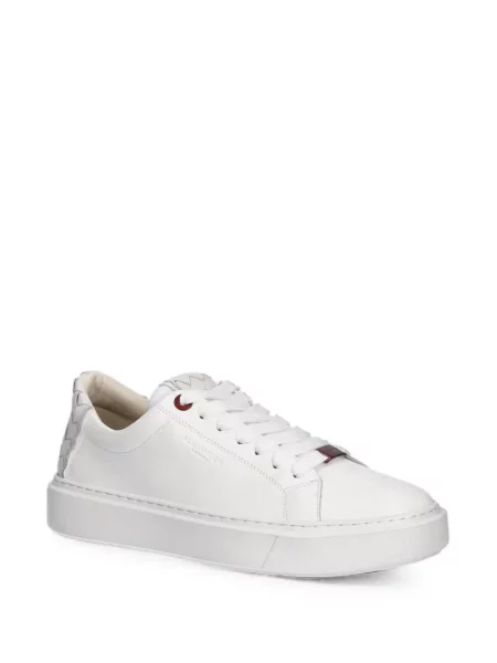 Sneakerși Alexander Smith din piele alb