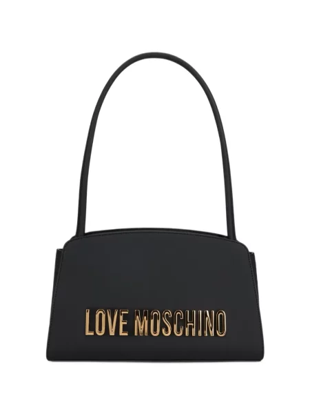 Geantă Love Moschino cu autograf negru